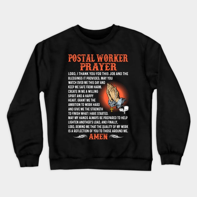 Postal Worker Player Crewneck Sweatshirt by janayeanderson48214